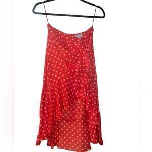 Finder’s Red Polka Dot Dress